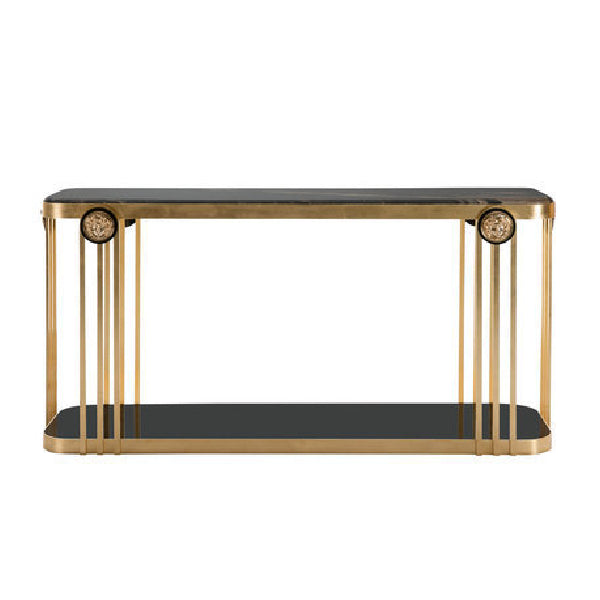 Glamorous Console Table with Art Deco Inspiration