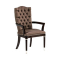 Elegant Tufted Armchair with Rich Upholstery and Timeless Appeal