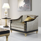 Chic Armchair with Luxurious Finish