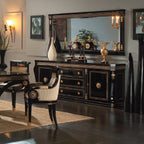 Sophisticated Display Cabinet with Glass Front and Intricate Details