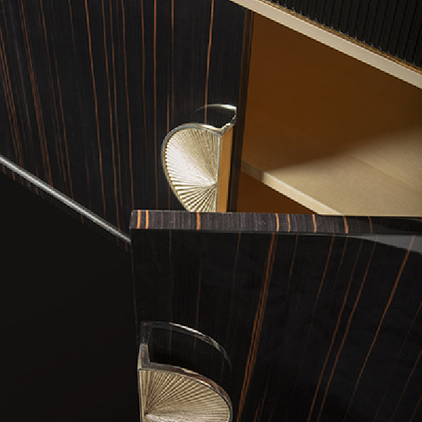 Stylish Media Console with Elegant Detailing
