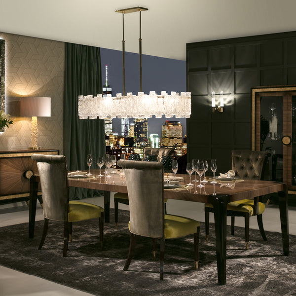 Elegant Modern Dining Room with Stunning City Views