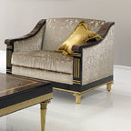 Chic Armchair with Luxurious Finish