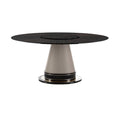 Contemporary Round Dining Table with Unique Base