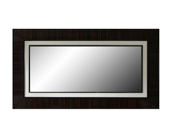 Stylish Rectangular Mirror with Textured Frame – High-quality home furnishing