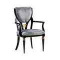 Chic Upholstered Armchair with Glamorous Design