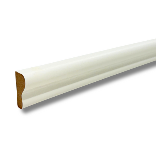 Pre-Finished White MDF Dado Rail – 115 cm | Waterproof, Decorative Wall Moulding | No Painting Required (Ivory White) Same Day Shipping Before 2 Pm