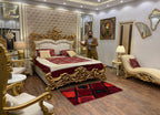 Modern Classic Gold Bedroom Set French Collection