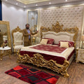 Modern Classic Gold Bedroom Set French Collection