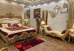 Modern Classic Gold Bedroom Set French Collection