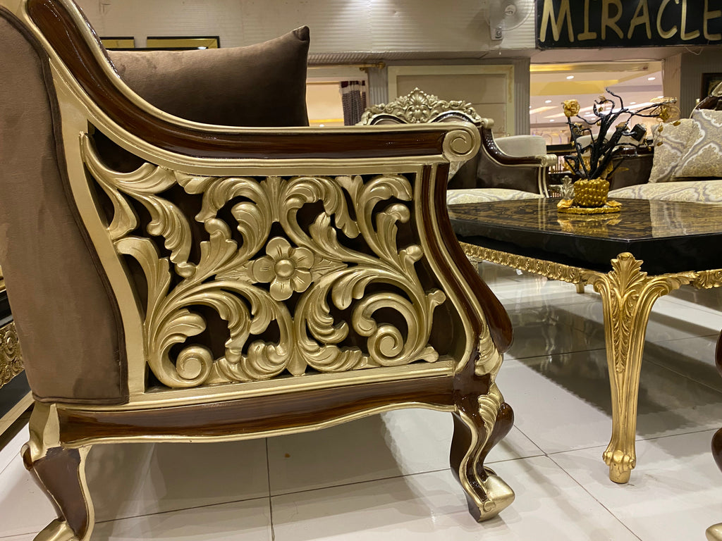 Sultan Sofa Set with Centre Table Set