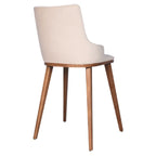 Elegant Cream Delight: The Modern Upholstered Dining Chair