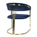 Royal Blue Elegance: The Luxe Velvet Accent Chair