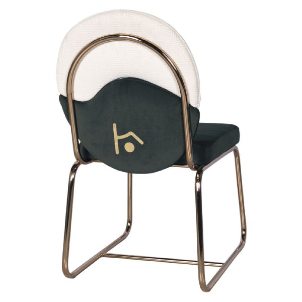 Contemporary Elegance: The Chic Dual-Tone Dining Chair