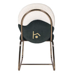 Contemporary Elegance: The Chic Dual-Tone Dining Chair