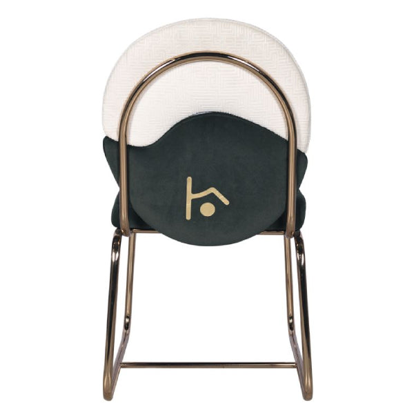 Contemporary Elegance: The Chic Dual-Tone Dining Chair