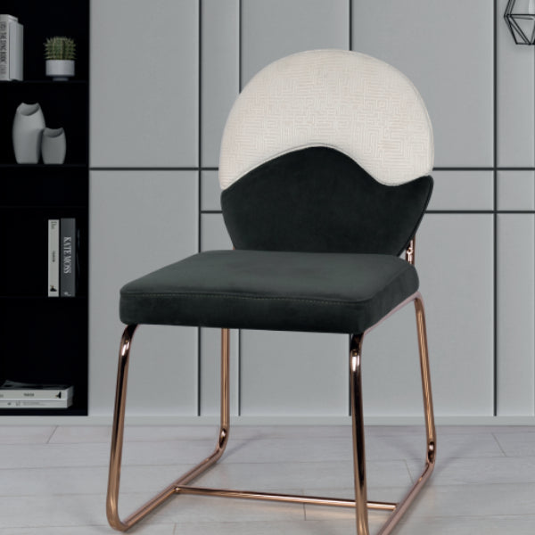 Contemporary Elegance: The Chic Dual-Tone Dining Chair
