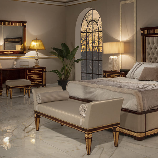 Elegant Bedroom Suite with Classic Design Elements and Contemporary Comfort