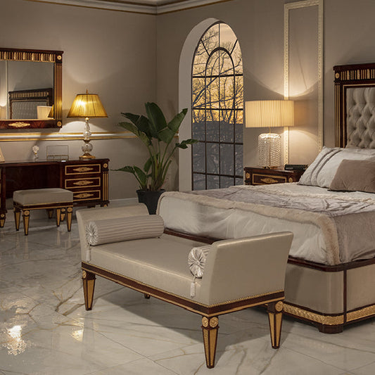 Elegant Bedroom Suite with Classic Design Elements and Contemporary Comfort