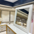 Elegant Beige and Gold Bedroom Set: Timeless Luxury