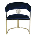 Royal Blue Elegance: The Luxe Velvet Accent Chair