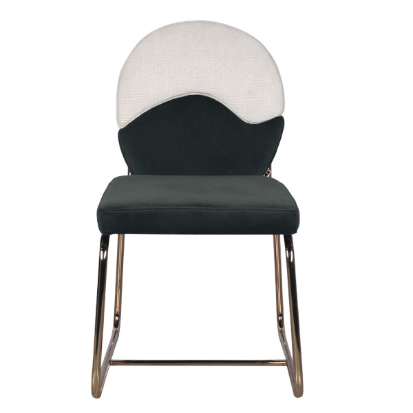 Contemporary Elegance: The Chic Dual-Tone Dining Chair