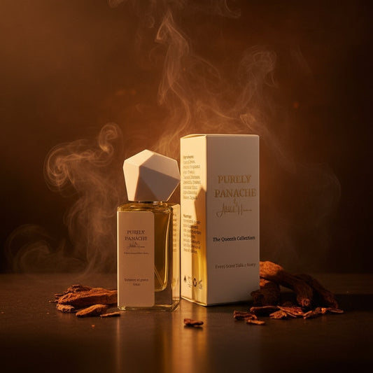 Purely Panache Pure Oud Extrait de Parfum – Luxury Unisex Arabic Oud Perfume | 50ml | 35% Oil Concentration | Long Lasting