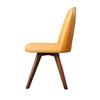 Sunny Yellow Tufted Dining Chair: Brighten Your Space with Comfort and Style