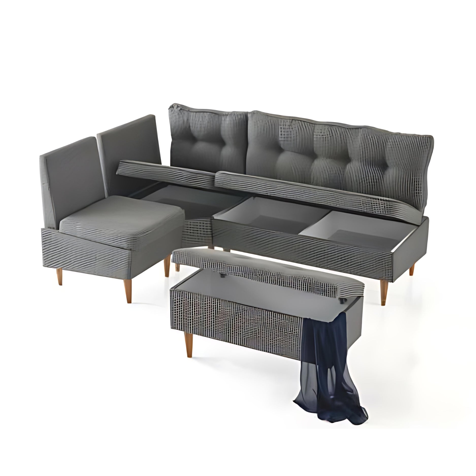 Stylish Corner Dining Set: A Perfect Blend of Comfort and Modern Design