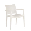 Minimalist White Modern Armchair
