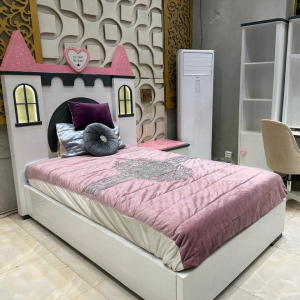 Enchanted Castle Kids Bedroom Set with Study Desk and Wardrobe