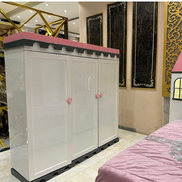 Enchanted Castle Kids Bedroom Set with Study Desk and Wardrobe