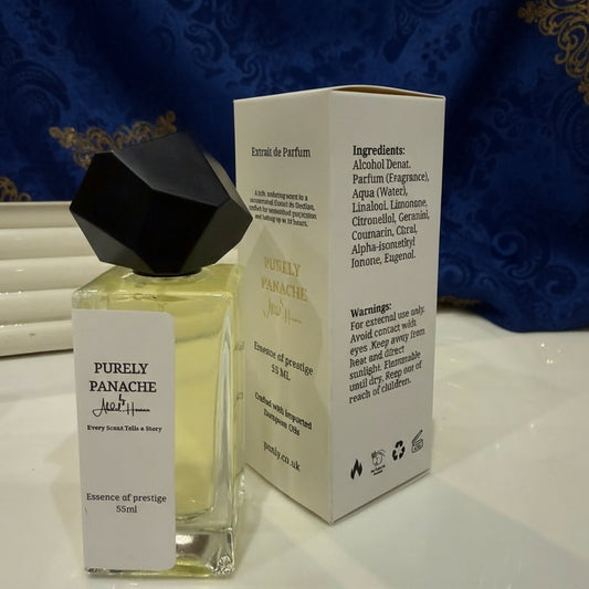 Purely Panache Imperial Blue – 50ml Extrait de Parfum | Fresh Woody Men’s Perfume | Long Lasting
