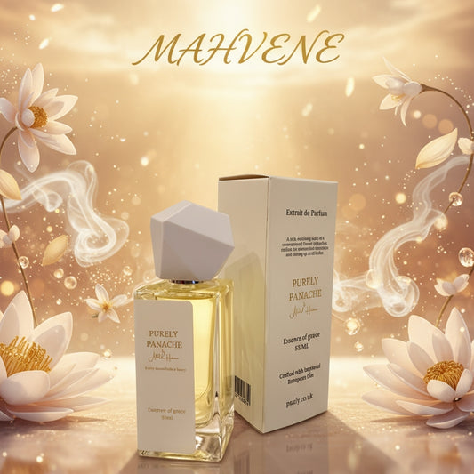 Purely Panache Mahvene – 50ml Extrait de Parfum | Luxury Women’s Perfume with Citrus & Floral Notes