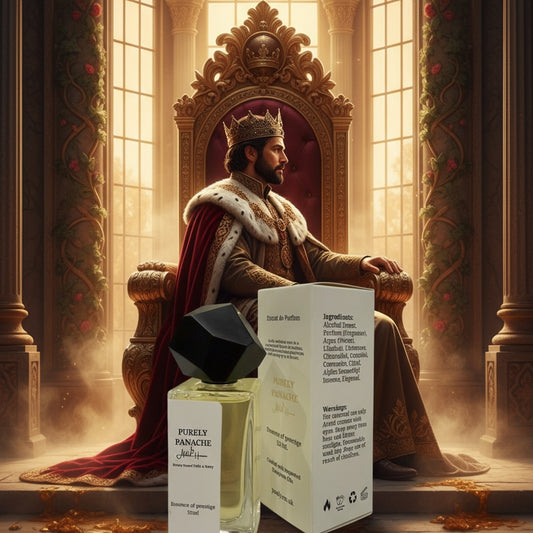 Purely Panache Majestic King – 50ml Extrait de Parfum | Bold & Fresh Woody Men’s Perfume
