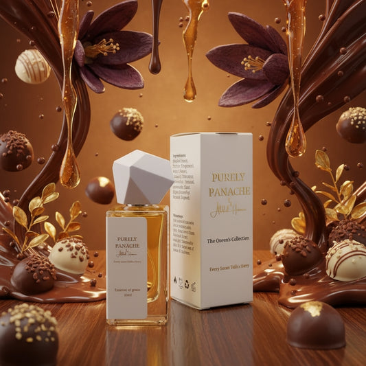 Purely Panache Majestic Praline – 50ml Extrait de Parfum | Luxury Men’s Perfume with Vanilla & Praline Notes