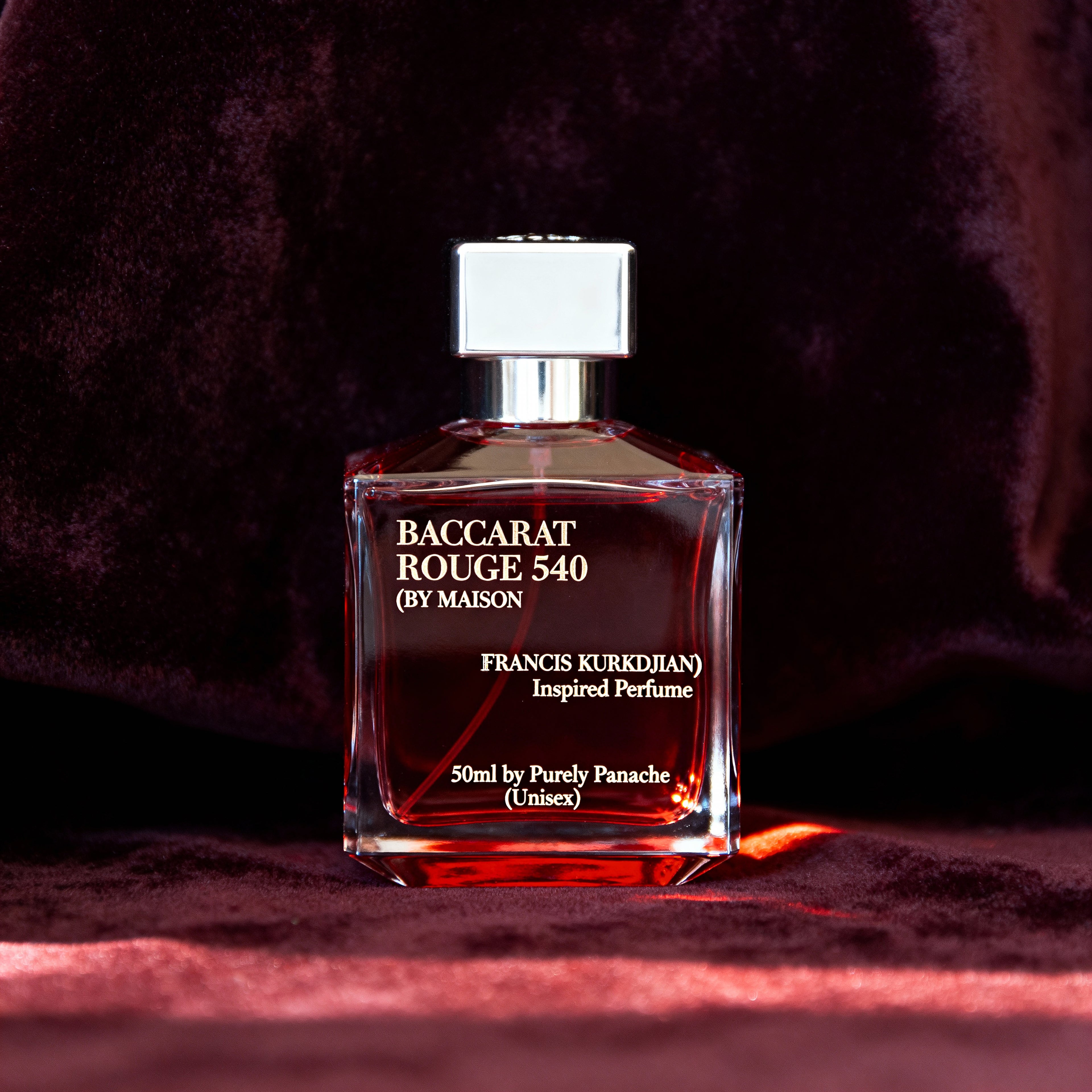 BACCARAT ROUGE 540 (BY MAISON FRANCIS KURKDJIAN) Inspired Perfume – 50ml by Purely Panache (Unisex)