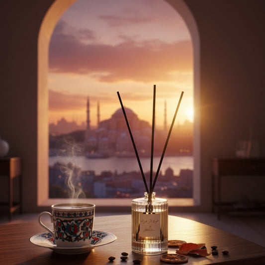 Istanbul Rose Reed Diffuser | Luxury Long-Lasting Home Fragrance