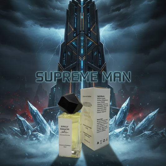 Purely Panache Supreme Man – 100ml Extrait de Parfum | Bold & Long Lasting Masculine Fragrance